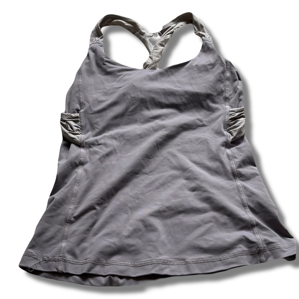 Lululemon Purple Racer Back Tank Top Size 6 No pads